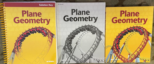 Abeka plane geometry text - plane,