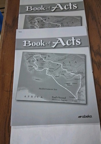 New abeka books acts - books,